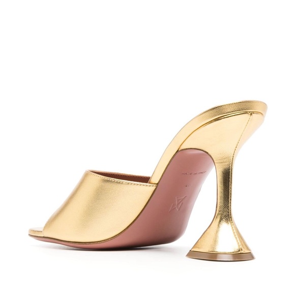 Amina muaddi lupita sandal heels 39 gold - Picture 2 of 7